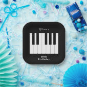 PIANO KEYS MUSIC LOVER Fest Thema Pappteller (Party)