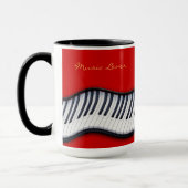 PIANO KEYS Music-Lover Gift Drinks Tasse (Links)