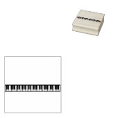 Piano Keys Musikinstrument Gummistempel (Stempel)