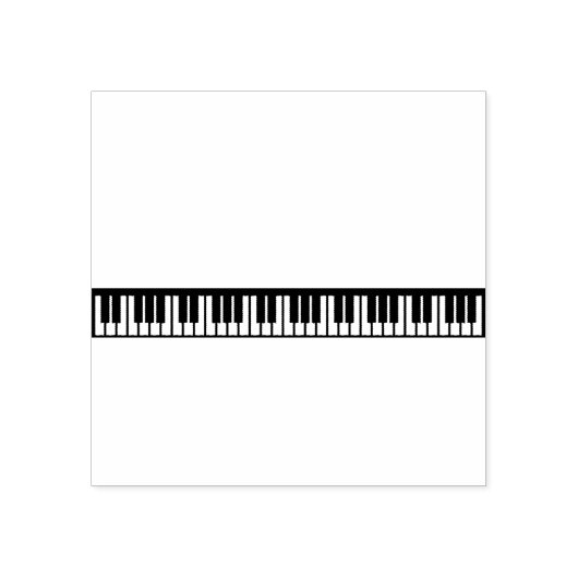 Piano Keys Musikinstrument Gummistempel (Prägung)