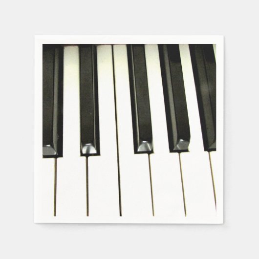 Piano Keys napkin Serviette (Vorderseite)