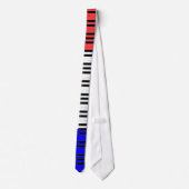 Piano Keys Necktie Krawatte (Rückseite)