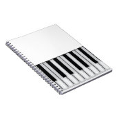 Piano Keys Notizblock (Rechte Seite)
