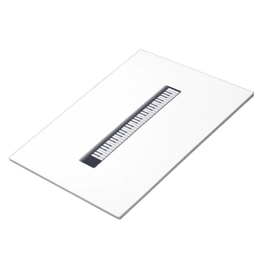 Piano Keys Notizblock (angewinkelt)