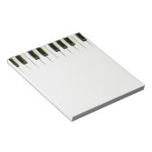 Piano Keys Notizblock (angewinkelt)