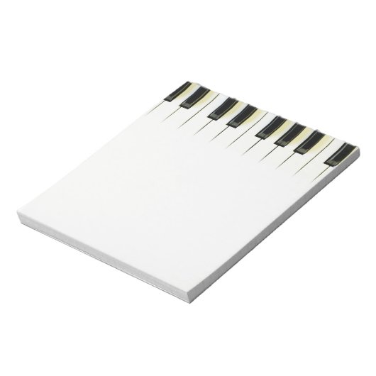 Piano Keys Notizblock (Rotiert)