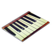 Piano Keys Notizblock (Linke Seite)