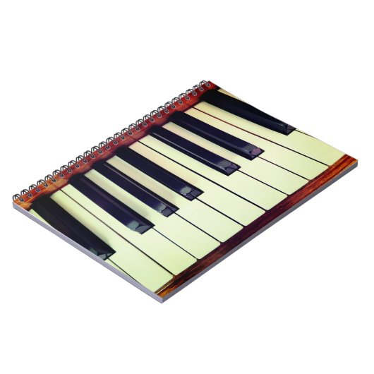 Piano Keys Notizblock (Linke Seite)