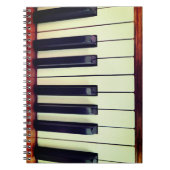 Piano Keys Notizblock (Vorderseite)