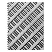 Piano Keys Notizblock (Vorderseite)