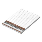 Piano Keys Notizblock (Rotiert)