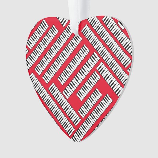 Piano Keys Ornament (Vorderseite)