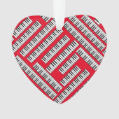 Piano Keys Ornament (Vorderseite)