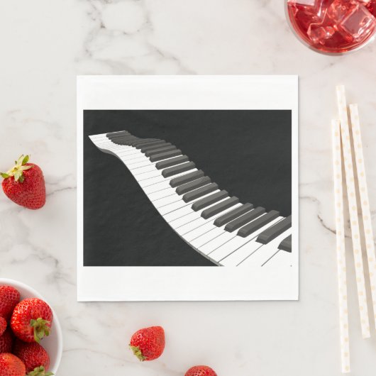 Piano Keys Paper Napkins Serviette (Beispiel)