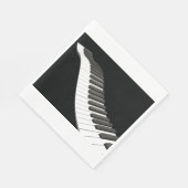 Piano Keys Paper Napkins Serviette (Ecke)