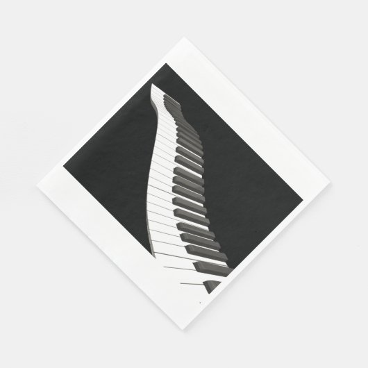 Piano Keys Paper Napkins Serviette (Ecke)