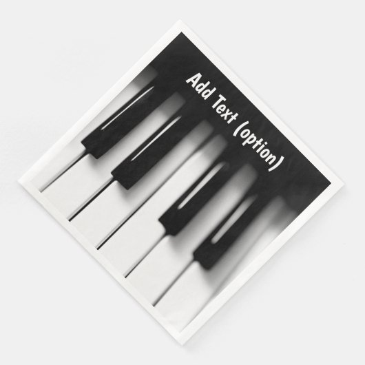 Piano Keys Paper Napkins Serviette (Ecke)