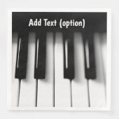 Piano Keys Paper Napkins Serviette (Vorderseite)