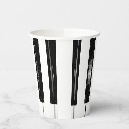 Piano Keys Pappbecher (Links)