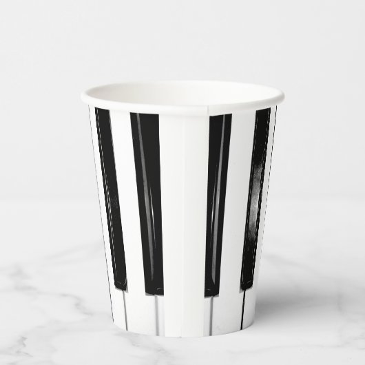Piano Keys Pappbecher (Rechts)