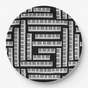 Piano Keys Pappteller
