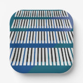 Piano Keys Pappteller (Vorderseite)