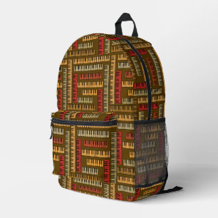 Piano Keys Pattern Bedruckter Rucksack
