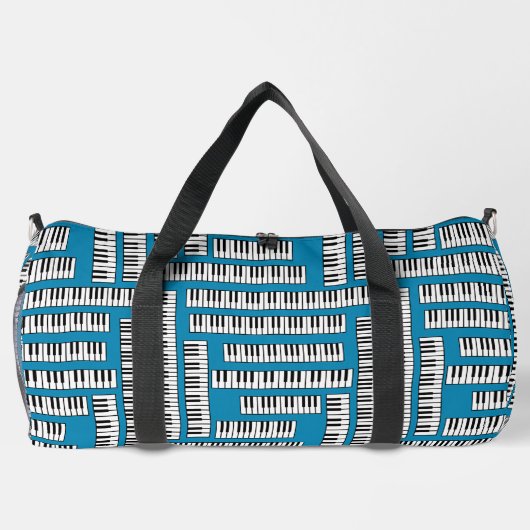 Piano Keys Pattern Duffle Bag (Rückseite)