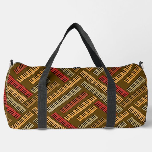 Piano Keys Pattern Duffle Bag (Vorderseite)