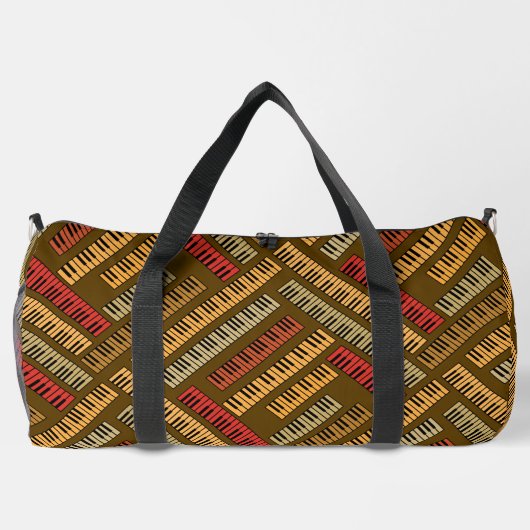 Piano Keys Pattern Duffle Bag (Rückseite)
