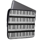 Piano Keys Pattern Laptopschutzhülle (Vorne Rechts)