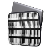 Piano Keys Pattern Laptopschutzhülle (Vorderseite Links)