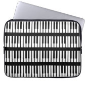 Piano Keys Pattern Laptopschutzhülle (Vorderseite)