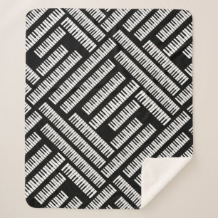 Piano Keys Pattern Sherpadecke