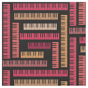 Piano Keys Pattern Stoff