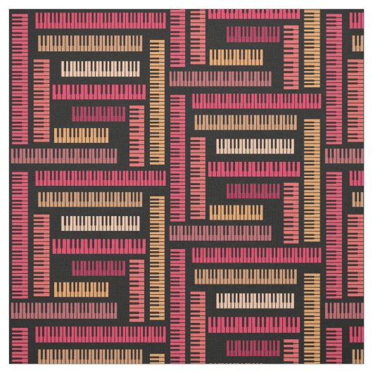 Piano Keys Pattern Stoff (Muster)