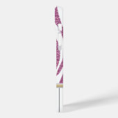 Piano Keys Pink Glitzer Zebra Print Case-Mate iPhone Hülle (Rückseite / Links)