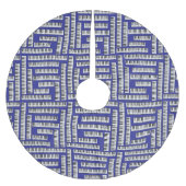 Piano Keys Polyester Weihnachtsbaumdecke (Vorderseite)