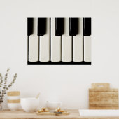 Piano Keys Poster (Küche)