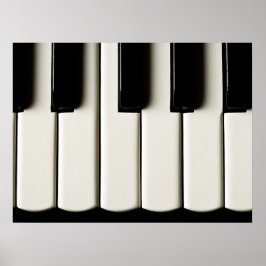 Piano Keys Poster