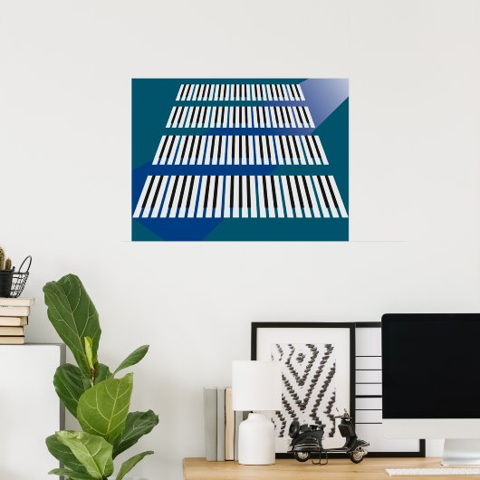 Piano Keys Poster (Heimbüro)