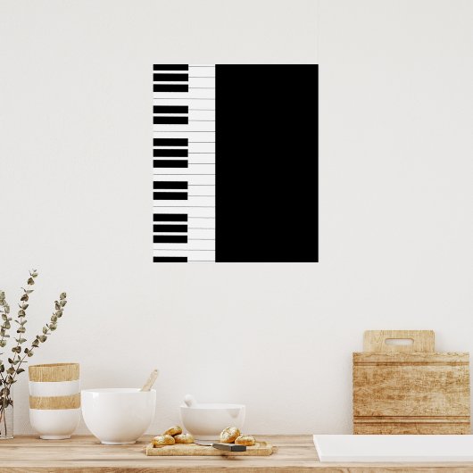 Piano Keys Poster (Küche)