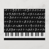 Piano Keys Postkarte (Vorderseite)