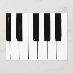 Piano Keys Postkarte