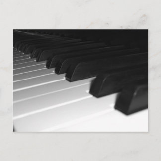 Piano Keys Postkarte