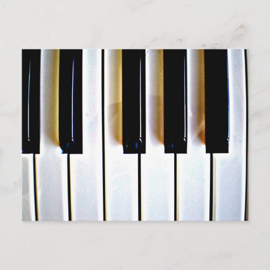 Piano Keys Postkarte (Vorderseite)