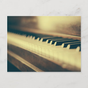 Piano Keys Postkarte