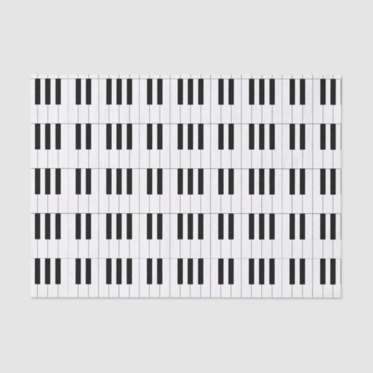 Piano Keys Seidenpapier (Vorderseite)