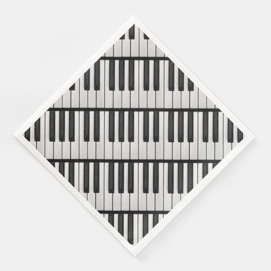 Piano Keys Serviette (Ecke)