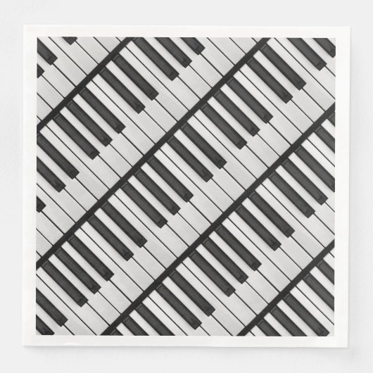 Piano Keys Serviette (Vorderseite)